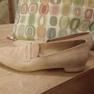 Carel Suede Sophisticated Beige Loafers